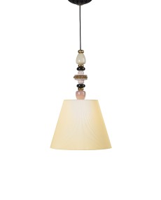 Firefly Hanging Lamp Pink-Gold CE/UK Lladro Porcelain