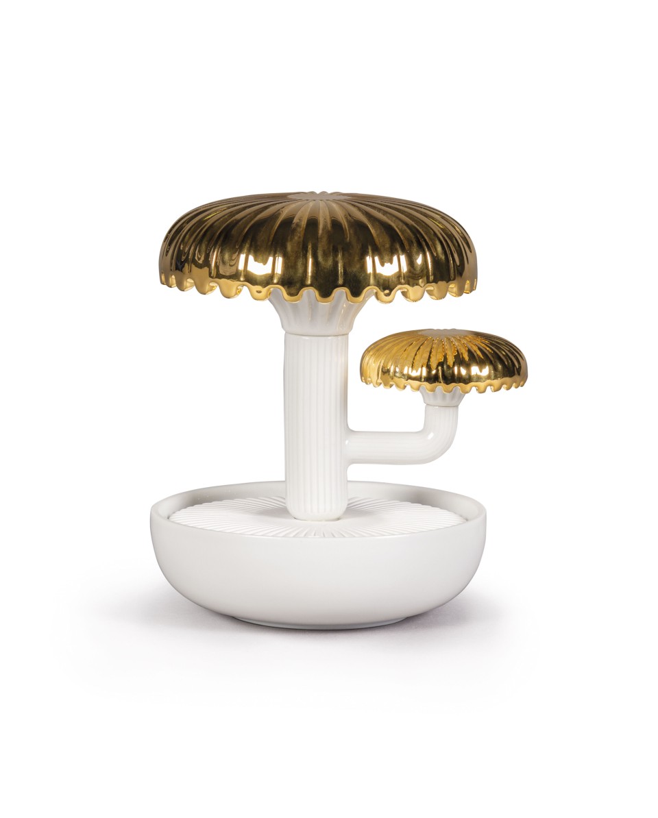 Boletus 2 (gold)-Night Lladró Porcelain 01040197