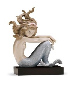 Lladro Sirena con Brazos en Rodillas - TicTacArea