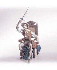 Lladro 01001522 DON QUICHOTTE MENAANT - TicTacArea