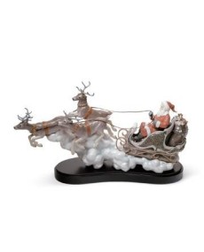 Lladro 01001938: Il Viaggio di Babbo Natale