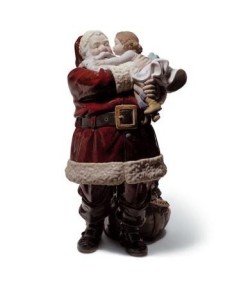 Lladro Santa Figurine: I've Been Good!