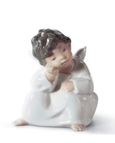 Lladro 01004539 ANGE QUI PENSE - TicTacArea.com