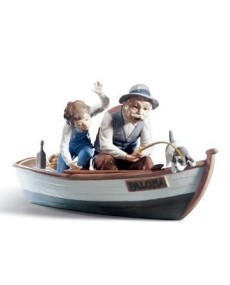 Lladro Fishing with Gramps Figurine - TicTacArea.com