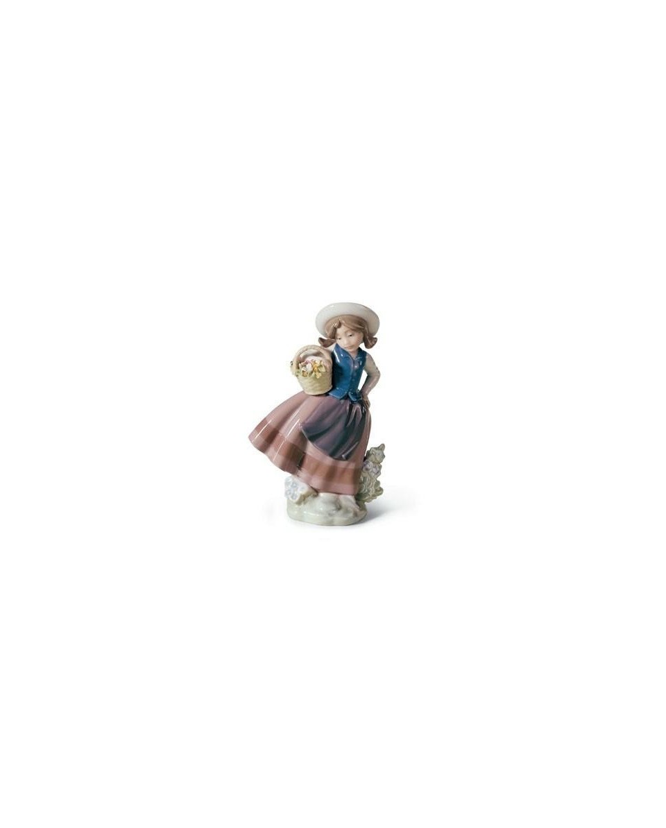 Lladro 01005221 Kleines Mädchen mit Korb - TicTacArea.com