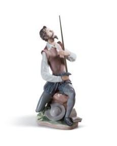 Lladro Don Quichotte Assis Figurine - TicTacArea.com