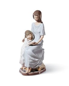 Lladro 01005457: Encantadora escultura Bedtime Story