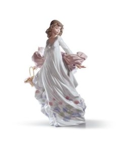 Lladro 01005898 Femme au Printemps avec Corbeille - TicTacArea