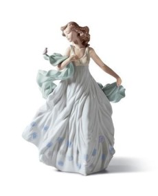 Lladro 01006193 Dame Avec Rossignol Figurine - TicTacArea