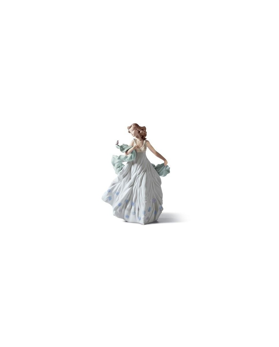 Lladro 01006193 Dame Avec Rossignol Figurine - TicTacArea