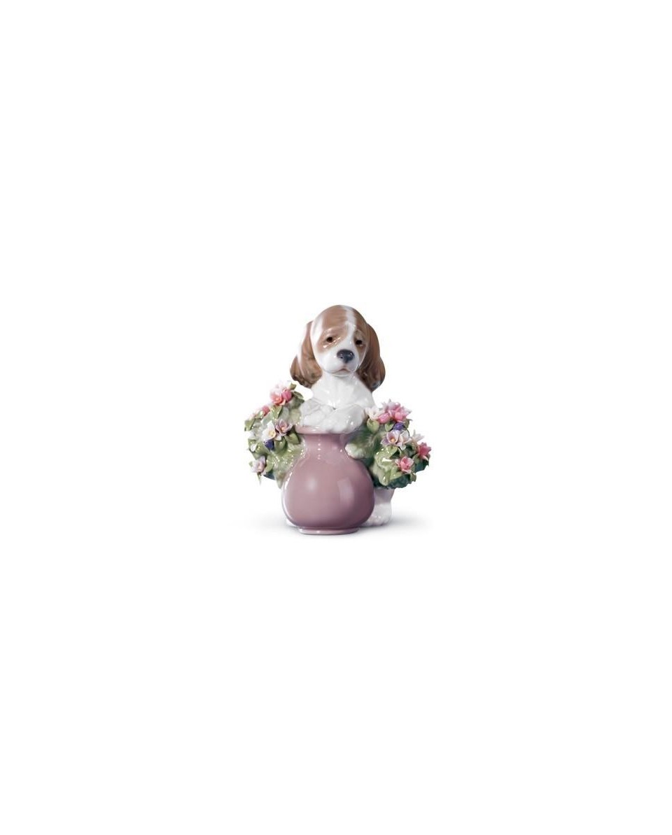 Lladro Chiot Turbulent Figurine - TicTacArea.com