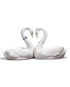 Lladro 01006585 COUPLE DE CYGNES - TicTacArea.com