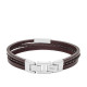 Bijou Fossil Bracelet: Vintage Casual JF03323040