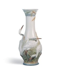 Lladro Herons' Realm Vase Figurine - TicTacArea.com