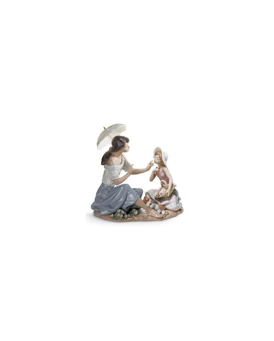 Lladro AS PRETTY AS A FLOWER: A Delicate Masterpiece