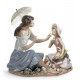 Lladro AS PRETTY AS A FLOWER: A Delicate Masterpiece