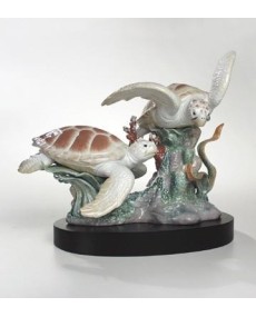 Lladro 01006953 Figurine SEA TURTLES - TicTacArea