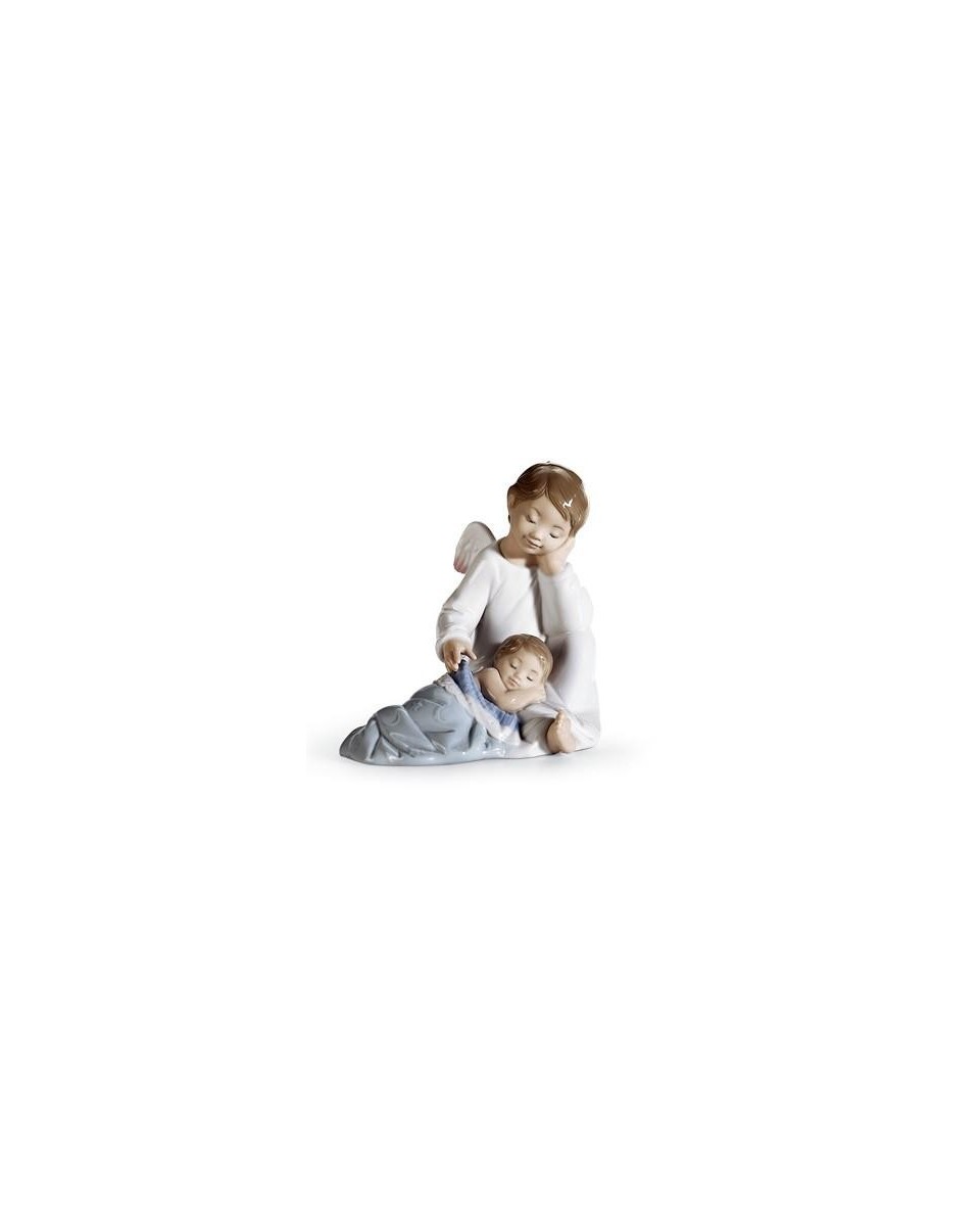 Lladro 01006961 Figurine: My Guardian Angel Blue