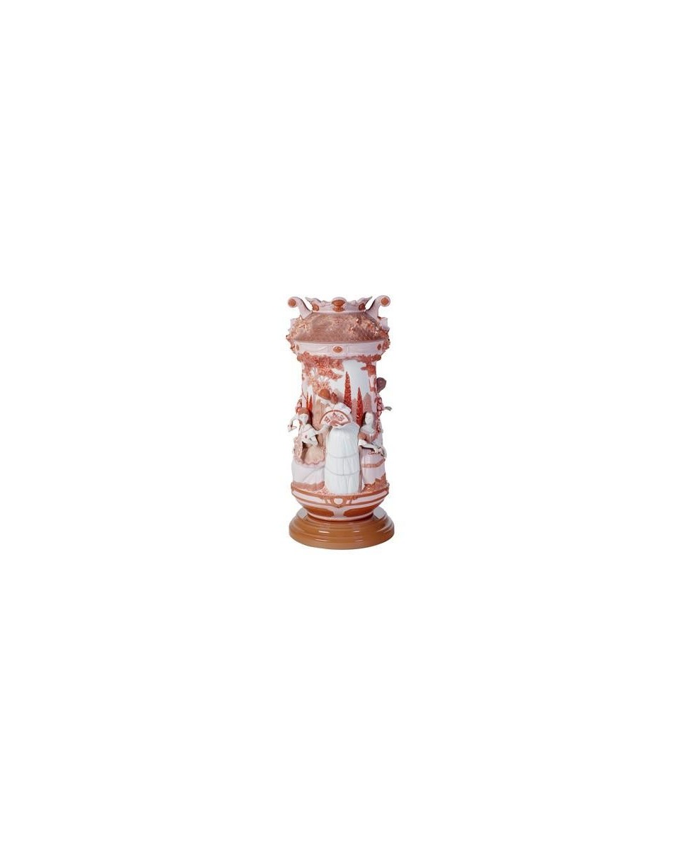 "Lladro 01007032 Vase Damen im Garten Rot - TicTacArea.com"