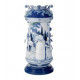 Lladro Ladies in the Garden Vase - Blue