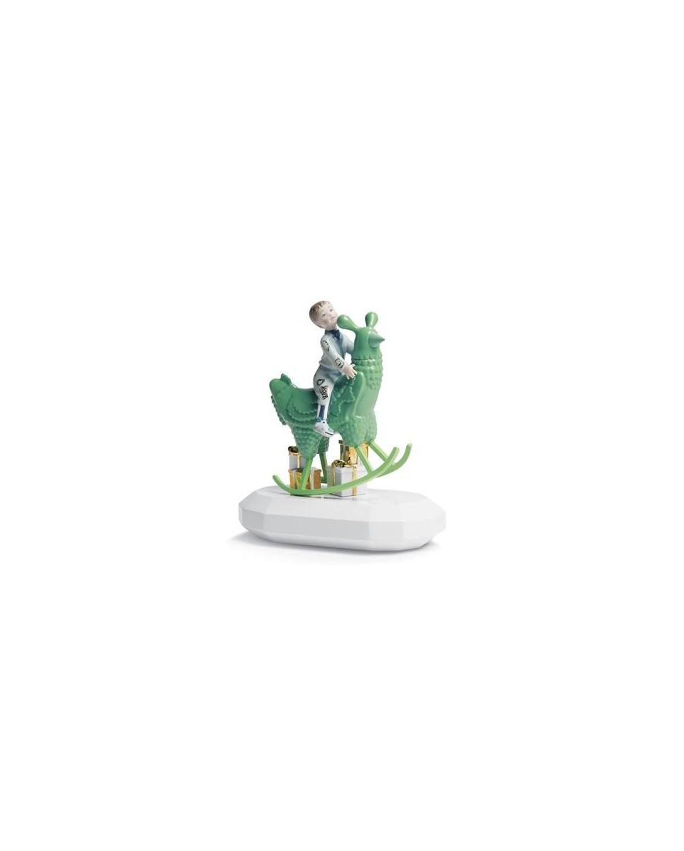 Lladro Rocking Chicken Ride Figurine - TicTacArea.com