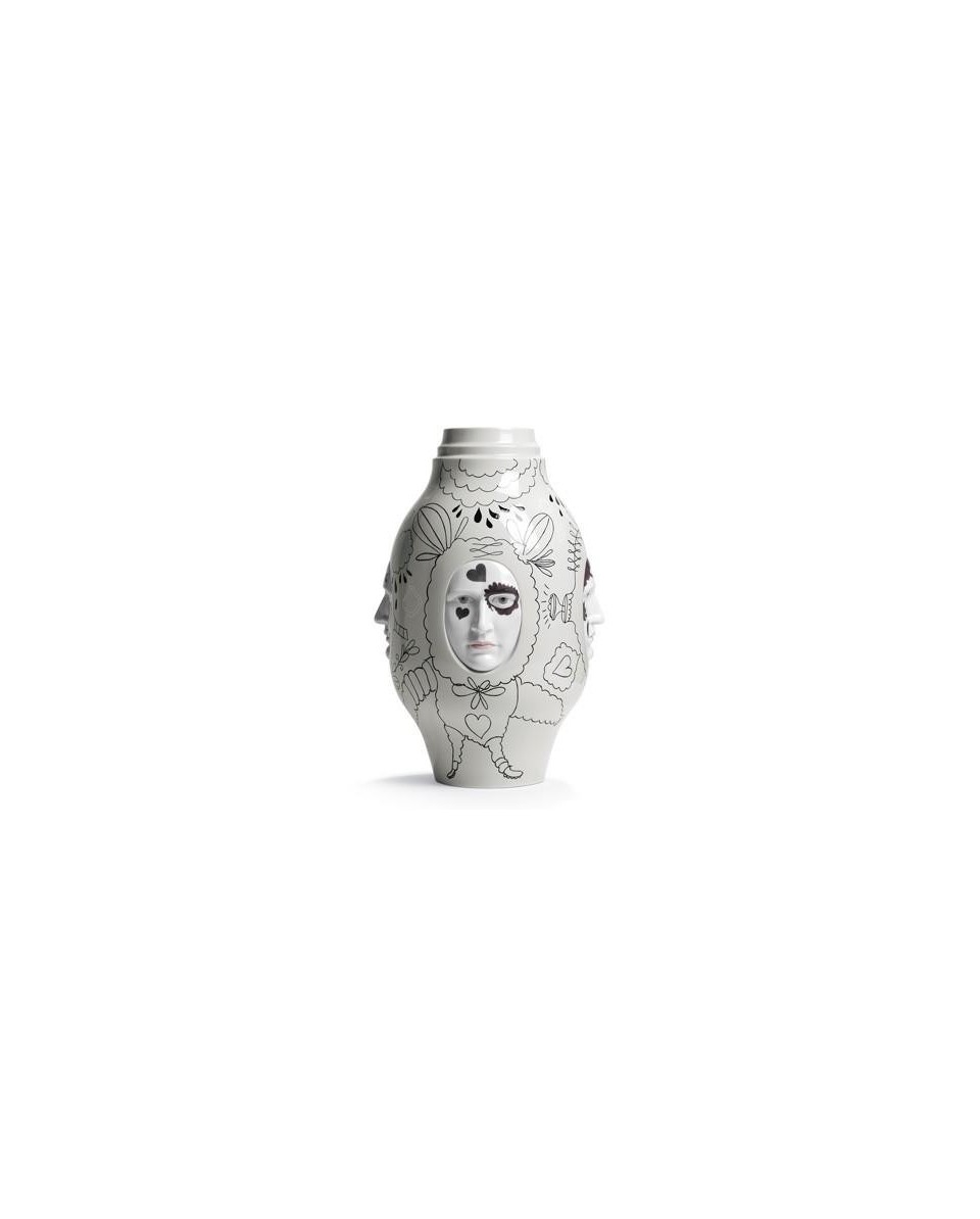 Lladro 01007258: elegante vaso Conversation II