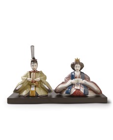 Hina Dolls Brown Lladró Porcelain 01009373 - TicTacArea