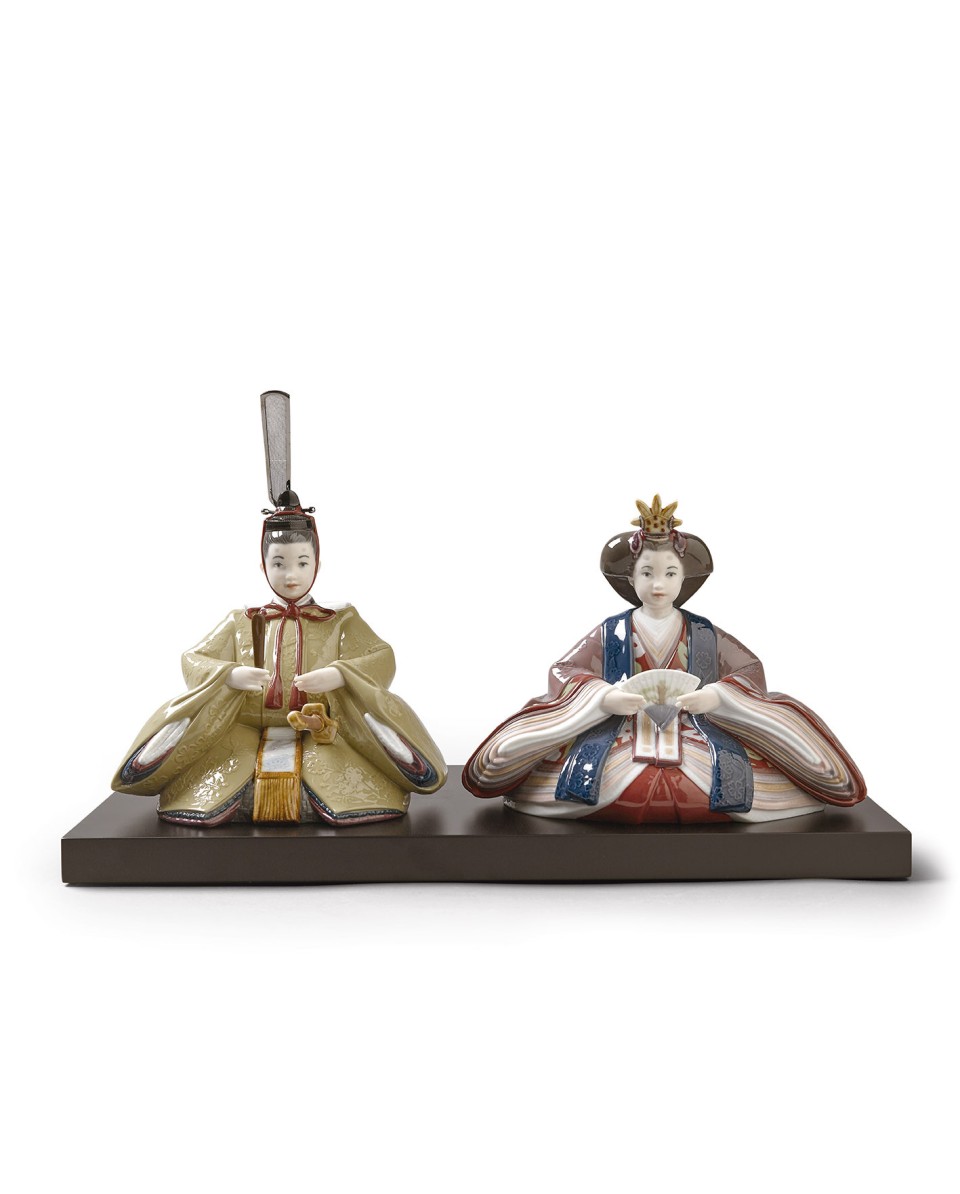 Hina Dolls Brown Lladró Porcelain 01009373 - TicTacArea