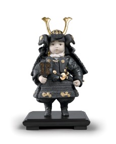 Warrior Boy Gold Lladró Porcelain 01012557 - TicTacArea