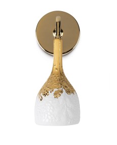 "Naturo-Wall light (white-gold) - Lladró Porzellan 01024006"