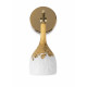 Naturo-Wall Light White-Gold Lladro Porcelaine 01024006