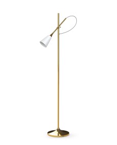 Jamz Floor Reading Lamp (Gold) & Lladró Porcelain 01024011