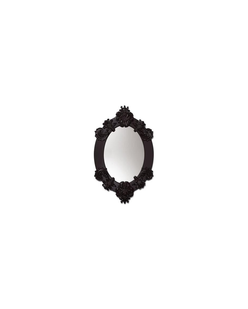 Espelho Oval Lladro 01007772: Elegância em Preto