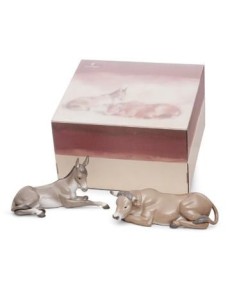 Lladro 01007810 Figurine: Animals at Bethlehem Porcelain