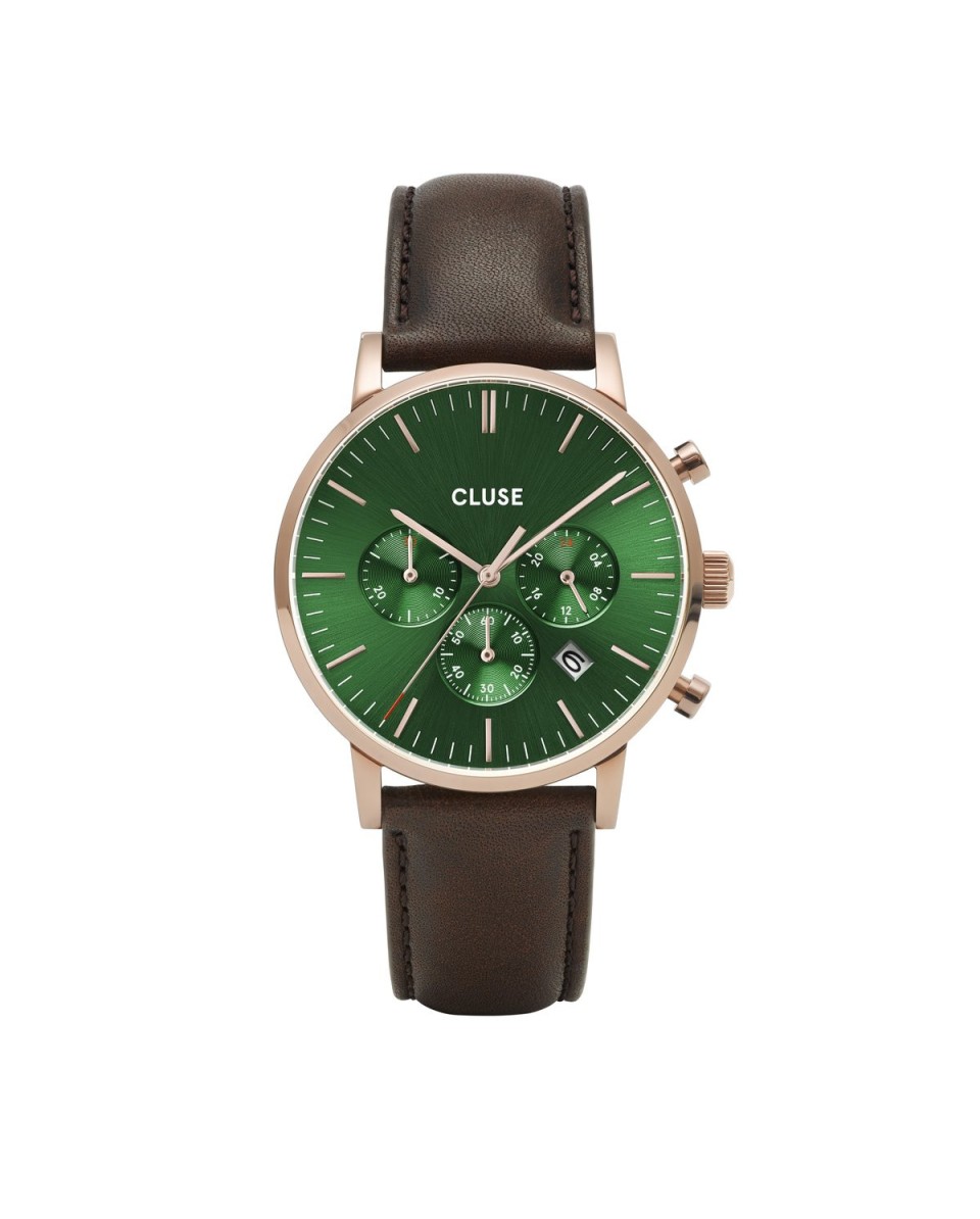 Cluse Cluse Aravis Chrono Leather CW0101502006 watch