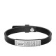 Bijou Diesel Bracelet LEATHER/STEEL DX1226040 - TicTacArea