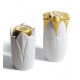 Lladro Naturof Salt & Pepper Shakers Golden - TicTacArea