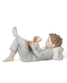 Lladro Figurine: Shall I Read You a Story?