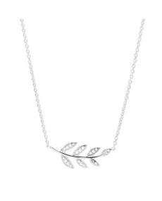 Jewel Fossil Necklace in Sterling Silver - JFS00485040