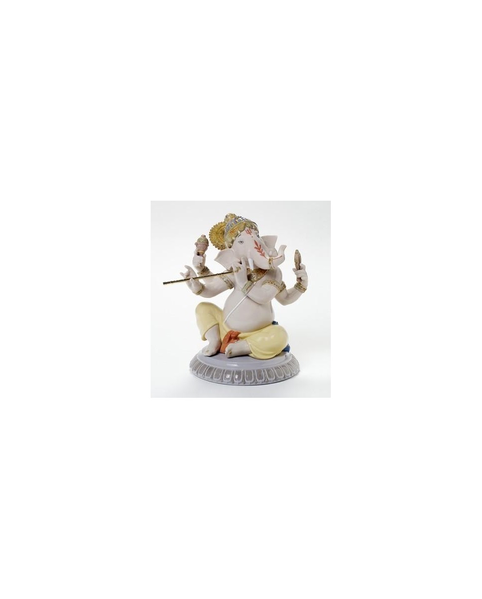 Lladro Ganesha Avec Bansuri Sculpture - TicTacArea