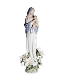 Lladro Madonna de las Flores: Arte en Porcelana