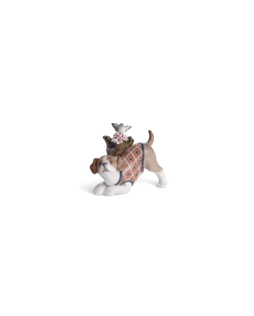 Lladro Blossoms for the Puppy Figurine - TicTacArea