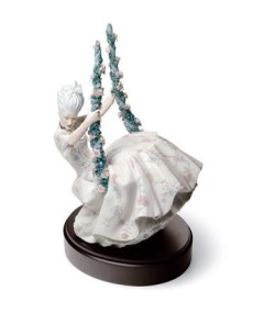 "Lladro 01008424 Rokokodame auf der Schaukel - TicTacArea.com"