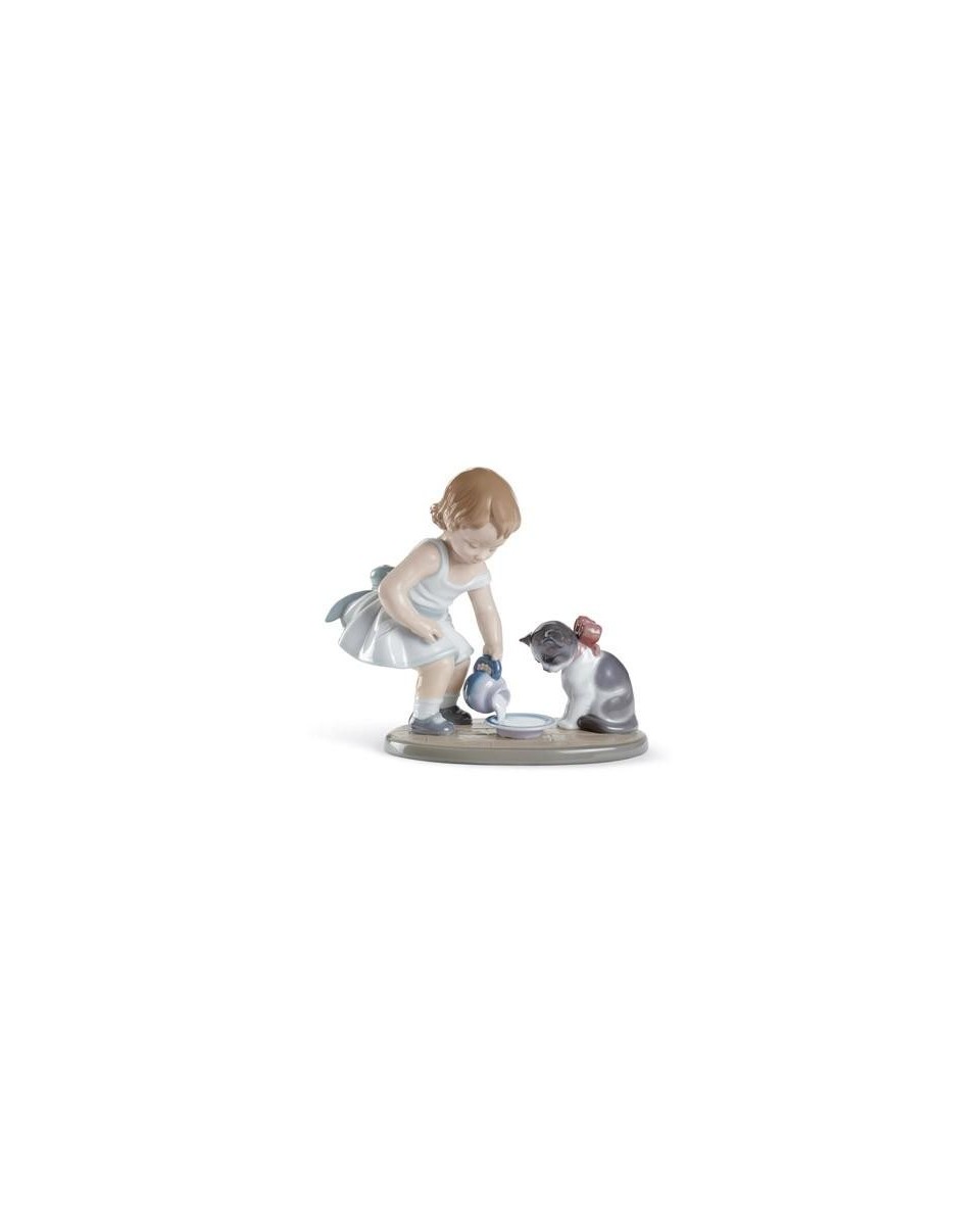 Lladro Kitty's Breakfast Time Figurine - TicTacArea