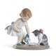 Lladro Kitty's Breakfast Time Figurine - TicTacArea