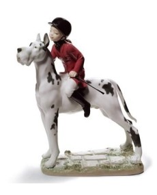 Lladro Giddy Up Doggy: Encante-se com a peça 01008523!