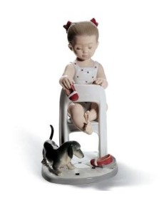 Lladro 01008524 ATTRAPE MA CHAUSSUR! 01008524 on TicTacArea