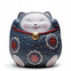 Lladro 01008529 Figurine MANEKI NEKO II BLUE - TicTacArea