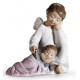 Lladro 01008549 Figurine: My Guardian Angel Pink