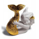 Lladro 01008559 Figurine: Playing at Sea Golden Re Deco